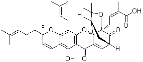Gambogic-acid Structure