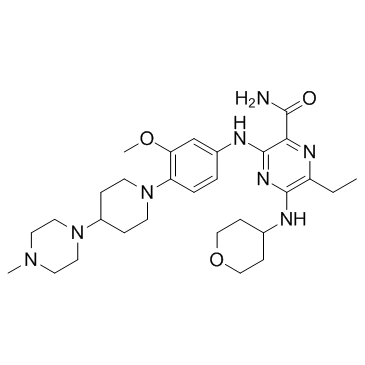 Gilteritinib Structure