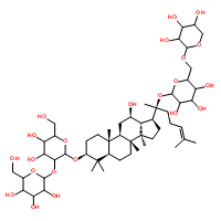 Ginsenoside-Rb2 Structure