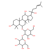 Ginsenoside-Rf Structure