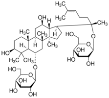 Ginsenoside Rg1 Structure