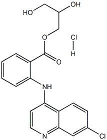 Glafenine hydrochloride Structure