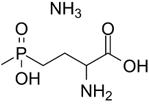 Glufosinate ammonium Structure