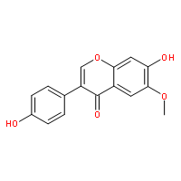 Glycitein Structure
