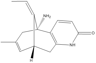 (-)-Huperzine A Structure