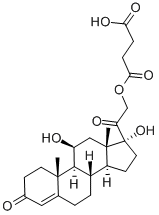 Hydrocortisone Hemisuccinate Structure