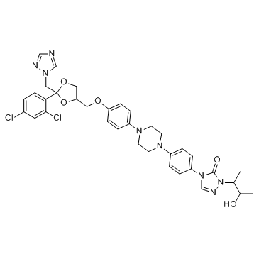 Hydroxy Itraconazole Structure