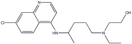 Hydroxychloroquine Structure