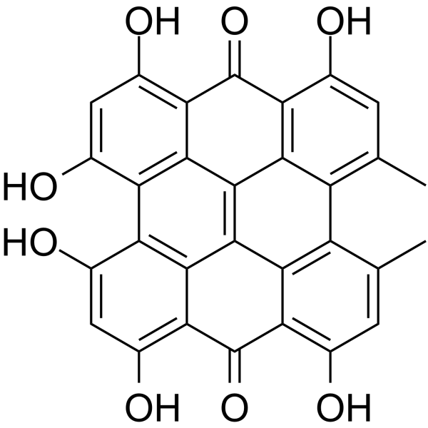 Hypericin Structure