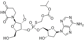 Inarigivir soproxil Structure