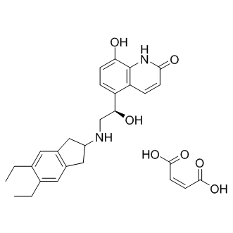 Indacaterol Maleate Structure