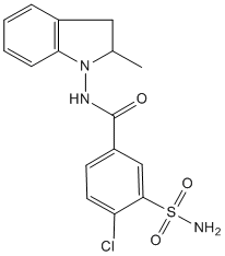 Indapamide Structure