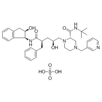 Indinavir sulfate Structure