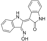 Indirubin-3'-monoxime Structure
