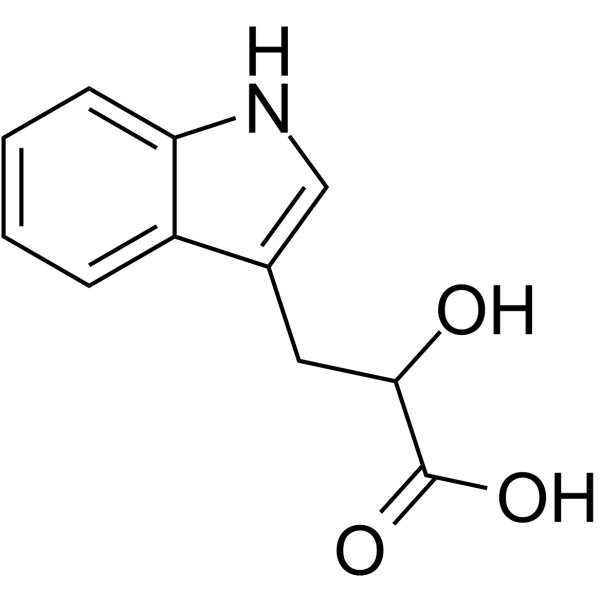 Indolelactic acid Structure