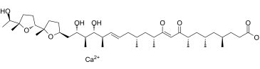 Ionomycin (Calcium salt) Structure