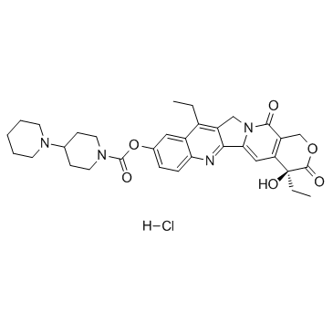 Irinotecan hydrochloride Structure