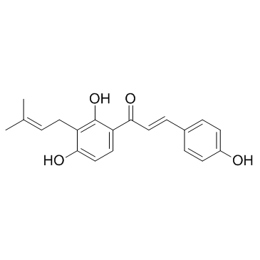 Isobavachalcone Structure