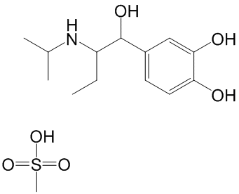 Isoetharine Mesylate Structure