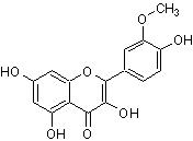 Isorhamnetin Structure