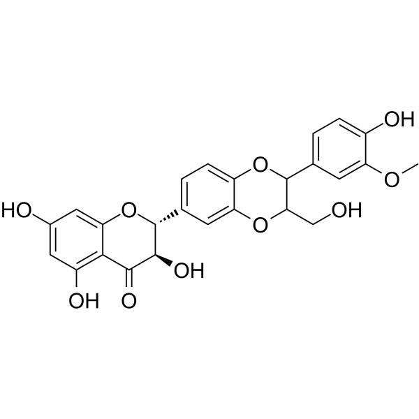 Isosilybin Structure