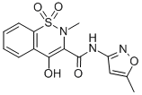 Isoxicam Structure