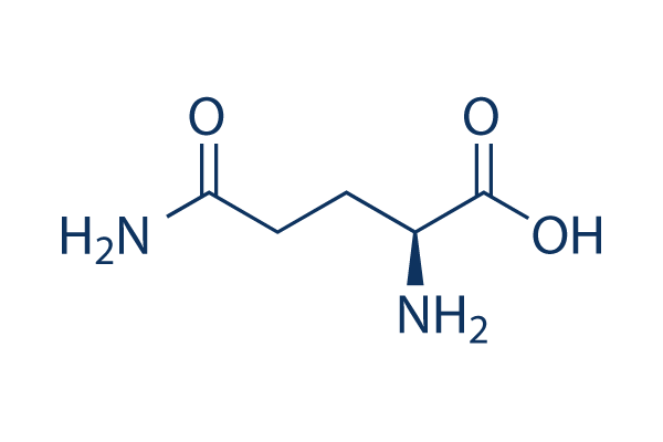 L-Glutamine Structure