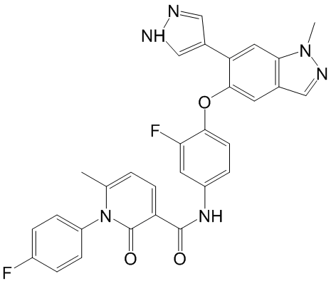 Merestinib Structure