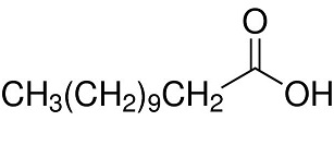 Lauric acid Structure