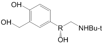 Levalbuterol hydrochloride Structure