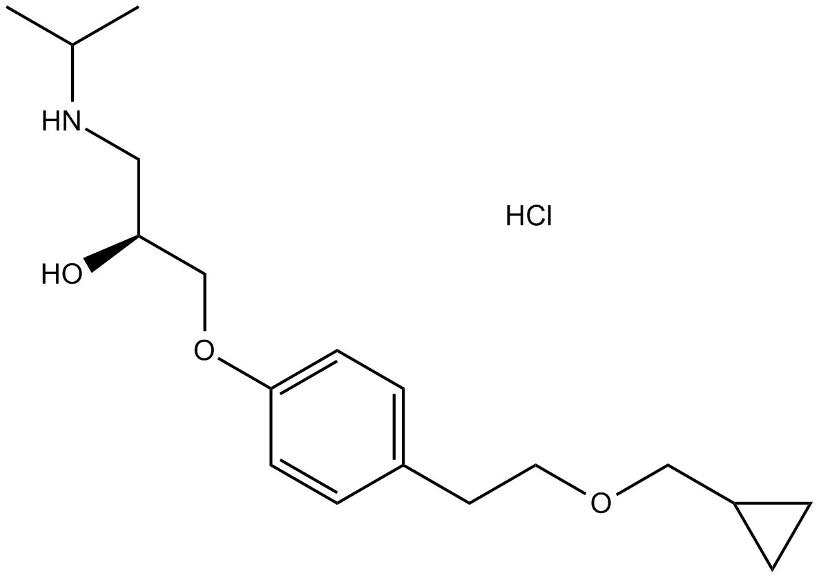 Levobetaxolol hydrochloride Structure