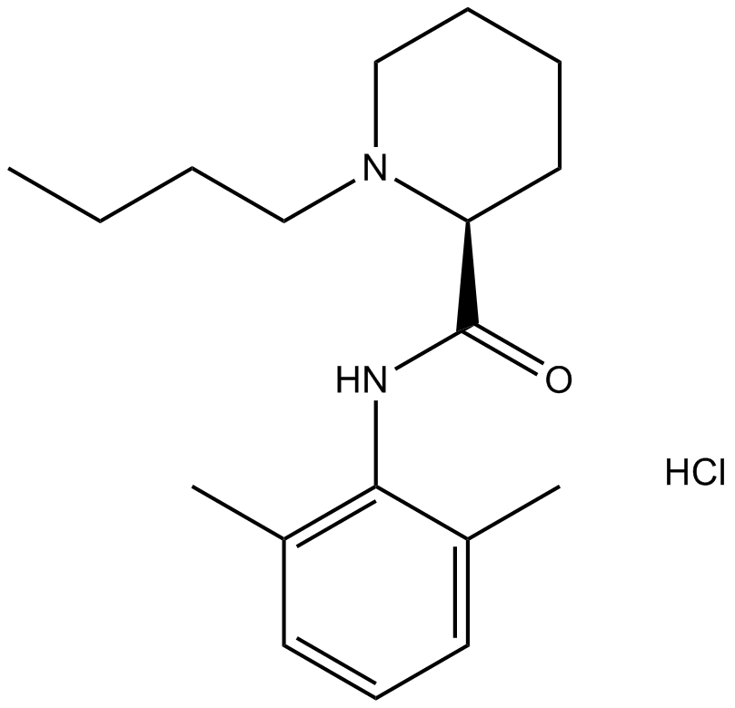 Levobupivacaine hydrochloride Structure