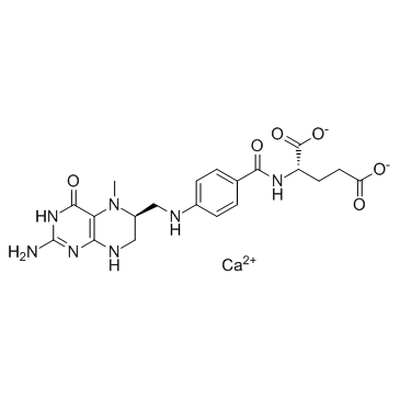 Levomefolate calcium  Structure