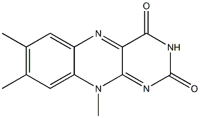 Lumiflavine Structure