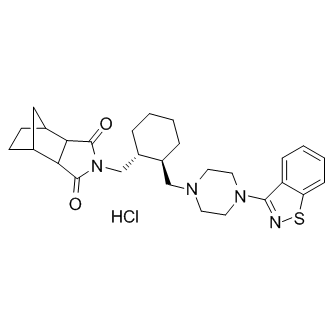 Lurasidone hydrochloride Structure