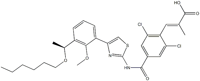 Lusutrombopag Structure