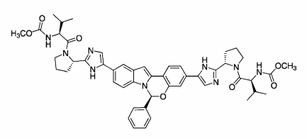 Elbasvir Structure