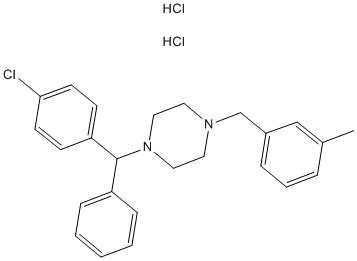 Meclizine dihydrochloride Structure