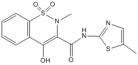 Meloxicam Structure