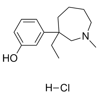 Meptazinol hydrochloride Structure