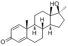 Metandienone Structure