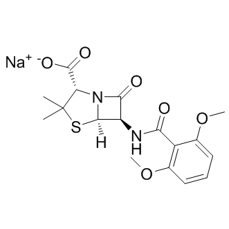 Methicillin sodium salt Structure