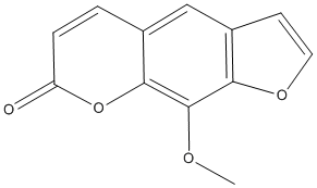 Methoxsalen Structure