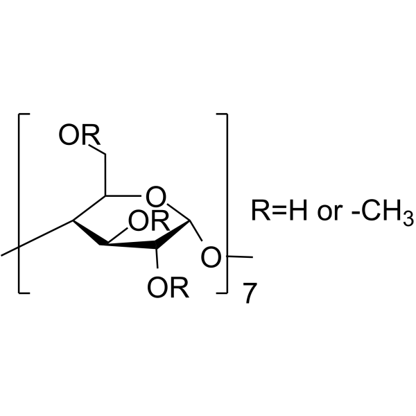 Methyl-β-cyclodextrin Structure