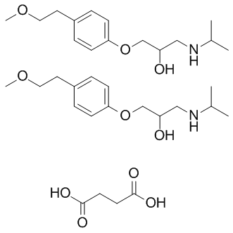 Metoprolol Succinate Structure