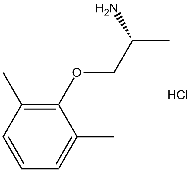 Mexiletine hydrochloride Structure