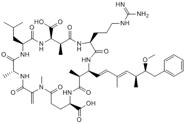 Microcystin-LR Structure
