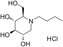 Miglustat hydrochloride Structure