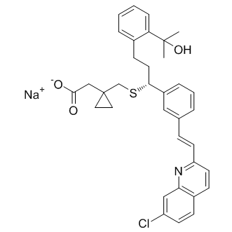 Montelukast sodium Structure