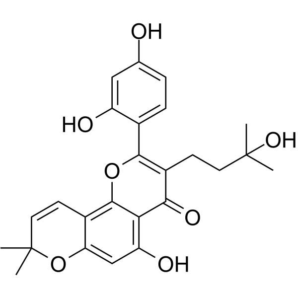 Morusinol Structure